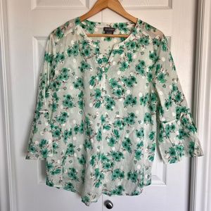 Cotton Floral Blouse